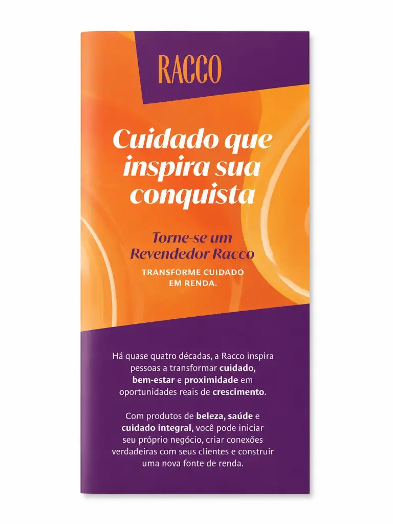 Folder Torne-se Um Revendedor Racco