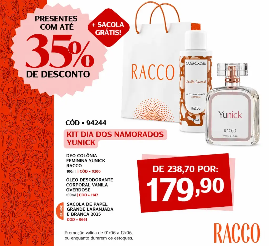 Kit Dia dos Namorados Yunick