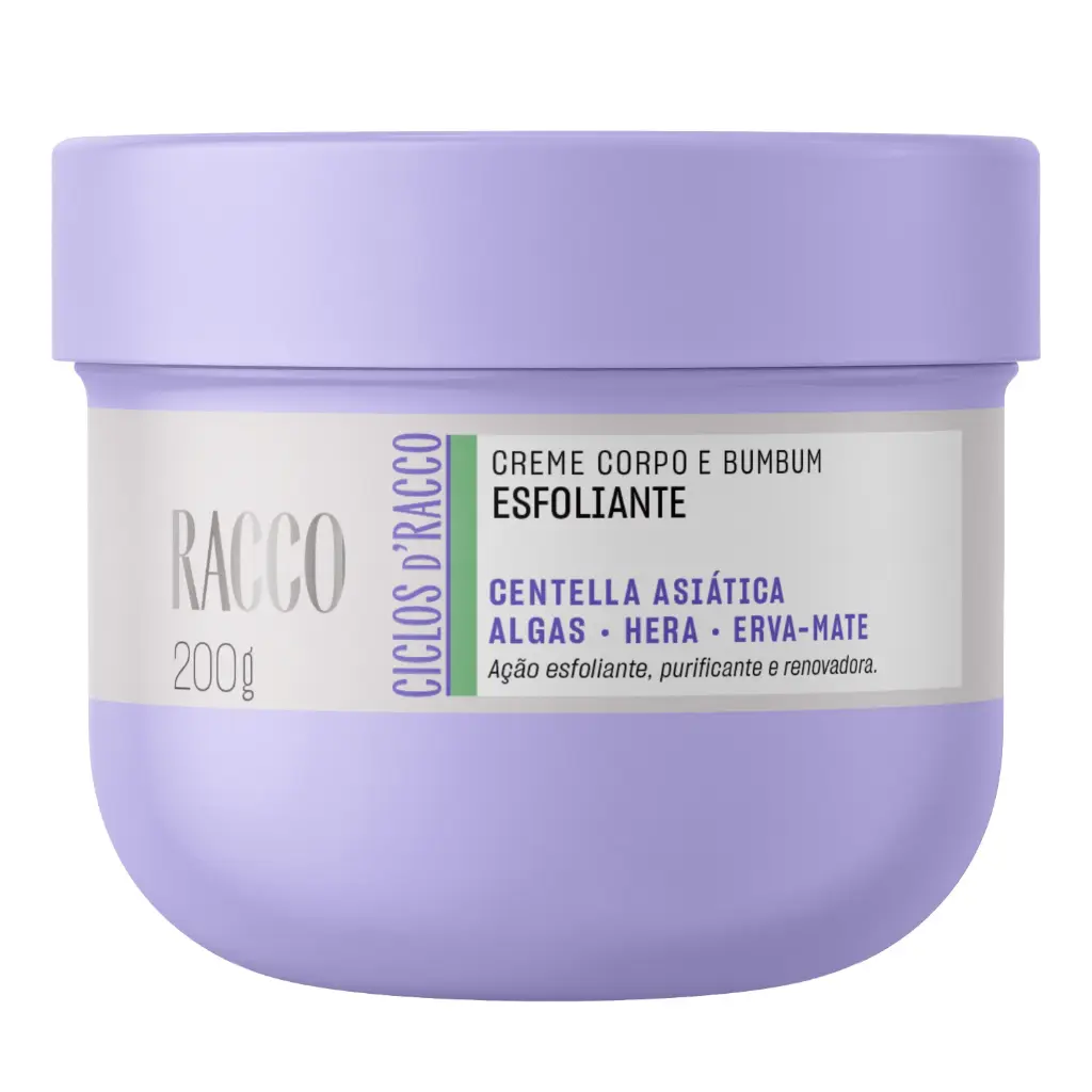 Creme Esfoliante Corpo E Bumbum Ciclos D' Racco, 200g