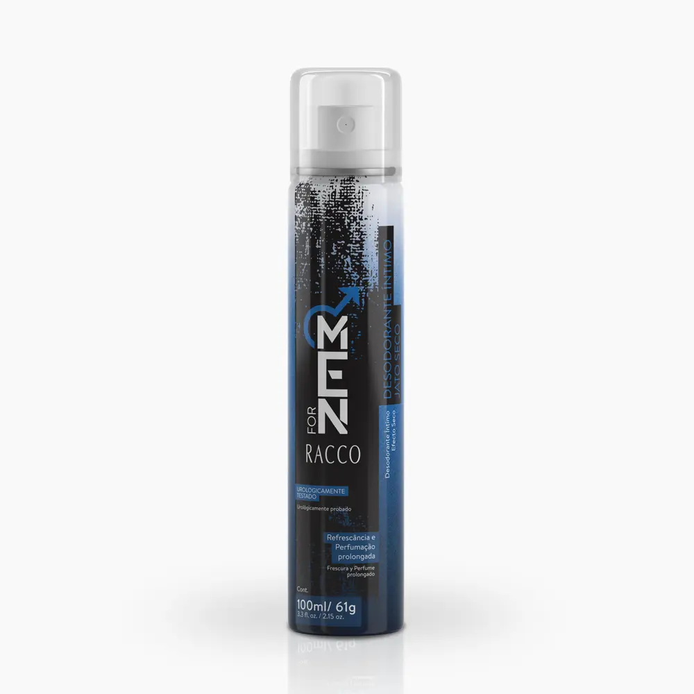 Desodorante Íntimo Jato Seco For Men Racco, 100ml