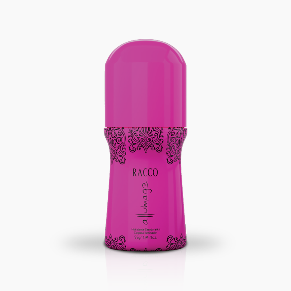Hidratante Desodorante Corporal Iluminador Allumage Racco, 55g