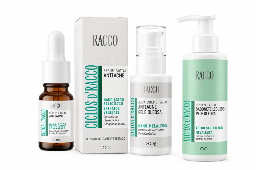 Kit Ciclos D' Racco Pele Oleosa