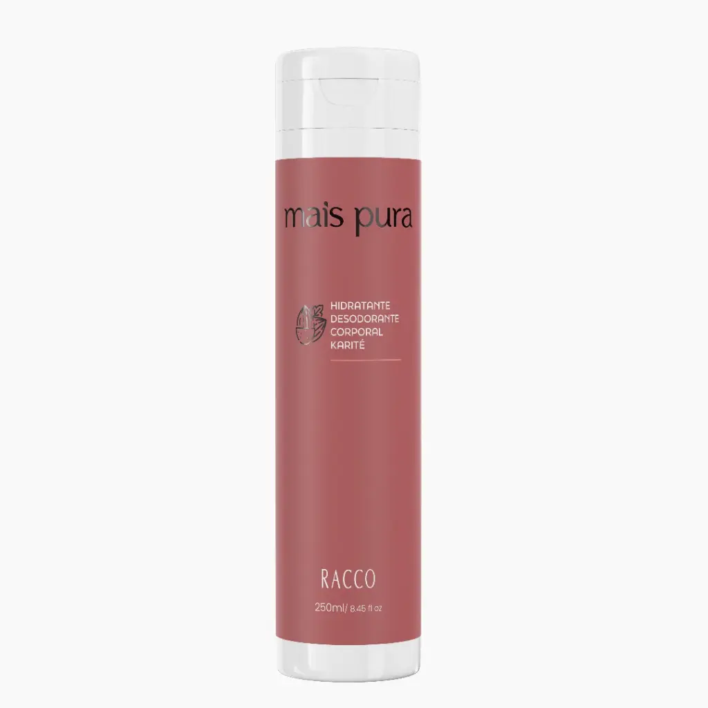 Hidratante Desodorante Corporal Karité Mais Pura Racco, 250g
