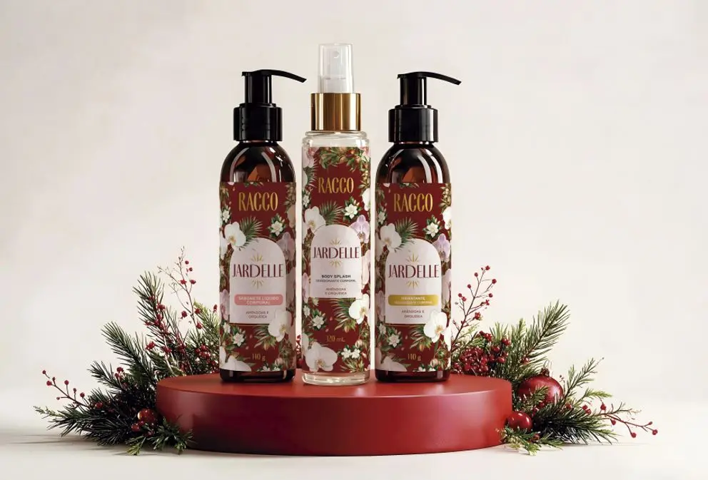 Kit Natal Racco Amêndoas e Orquídea I