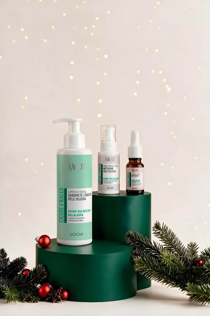 Kit Natal Ciclos Facial Pele Oleosa 