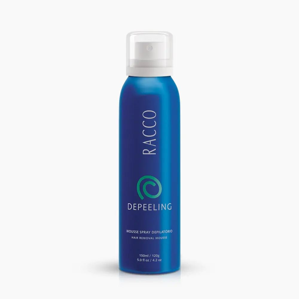 Mousse Spray Depilatório Depeeling Racco, 150ml 
