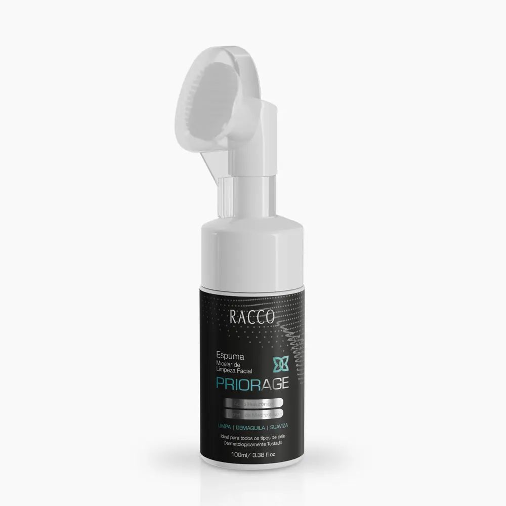 Espuma Micelar de Limpeza Facial Priorage Racco, 100ml