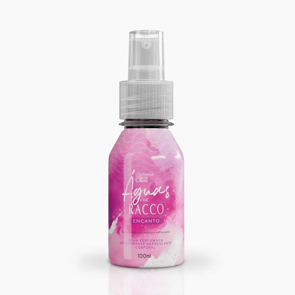 Água Perfumada Desodorante Refrescante Corporal - Lavanda & Rosa & Musk, 100ml