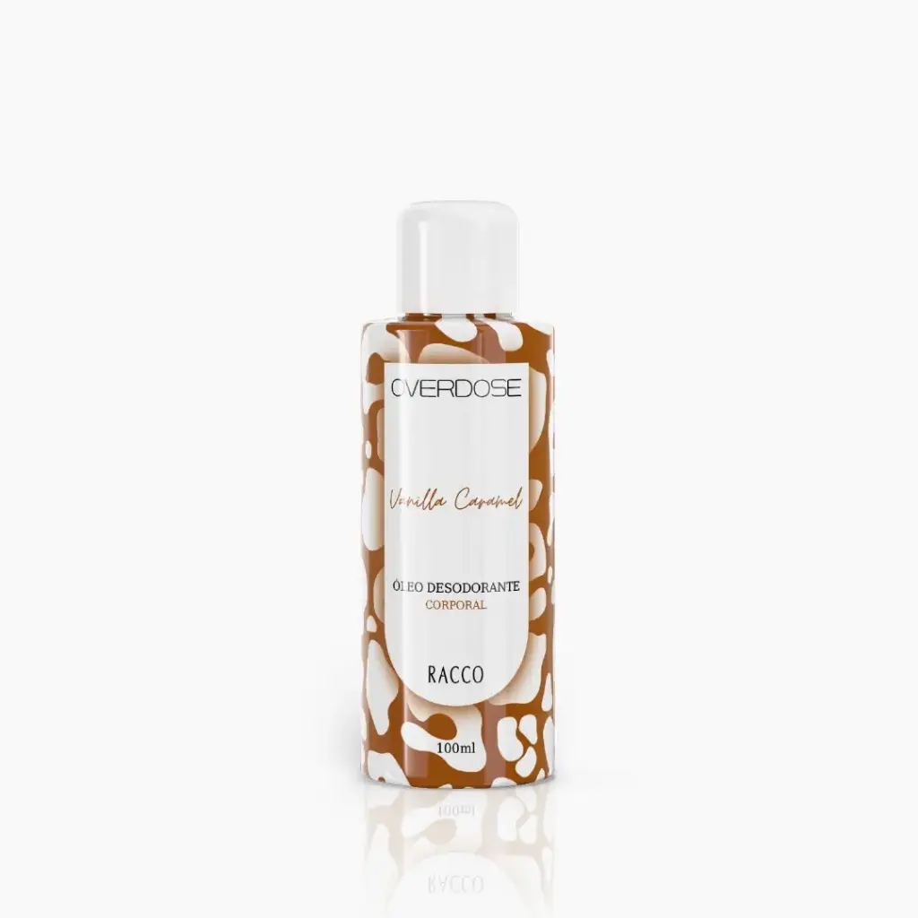 Óleo Desodorante Corporal Vanilla Caramel Overdose Racco, 100ml