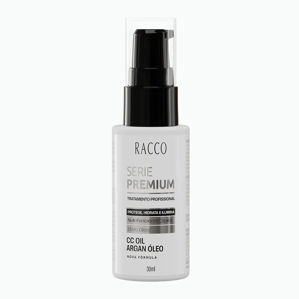 CC Oil Argan Óleo Série Premium Racco, 30ml
