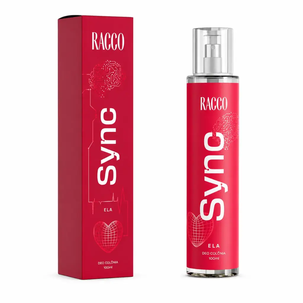 Deo Colônia Ela Sync Racco, 100ml