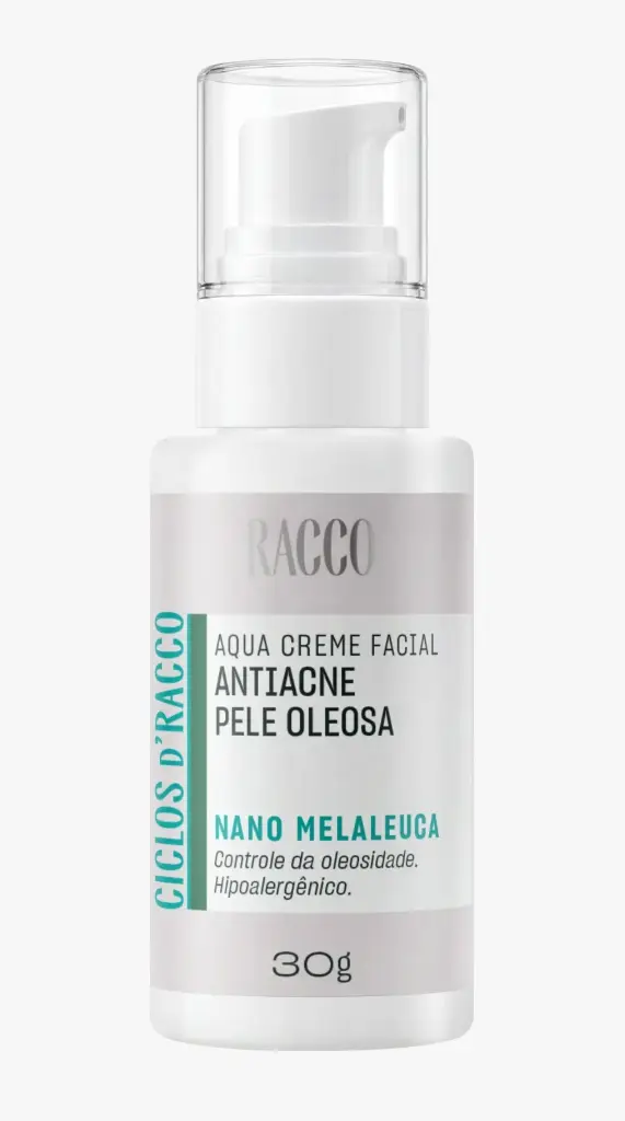 Aqua Creme Facial Antiacne Pele Oleosa Ciclos D´Racco, 30g