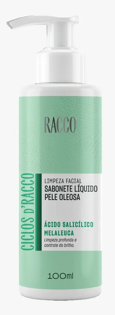 Sabonete Líquido Facial Pele Oleosa Ciclos D´Racco,100 ml