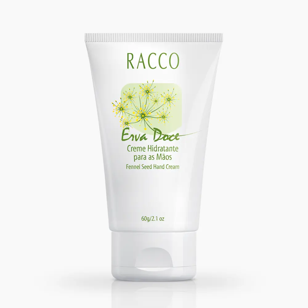 Creme Hidratante Para As Maos Erva Doce Racco, 60g