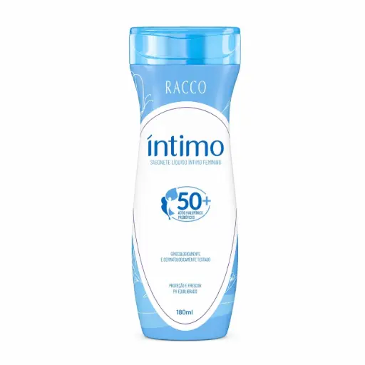 Sabonete Líquido Intimo 50+ Feminino Racco, 180ml