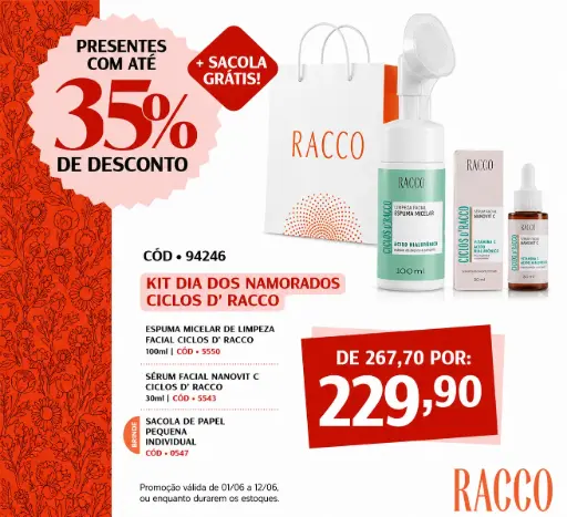 [94246] Kit Dia dos Namorados Ciclos D’ Racco