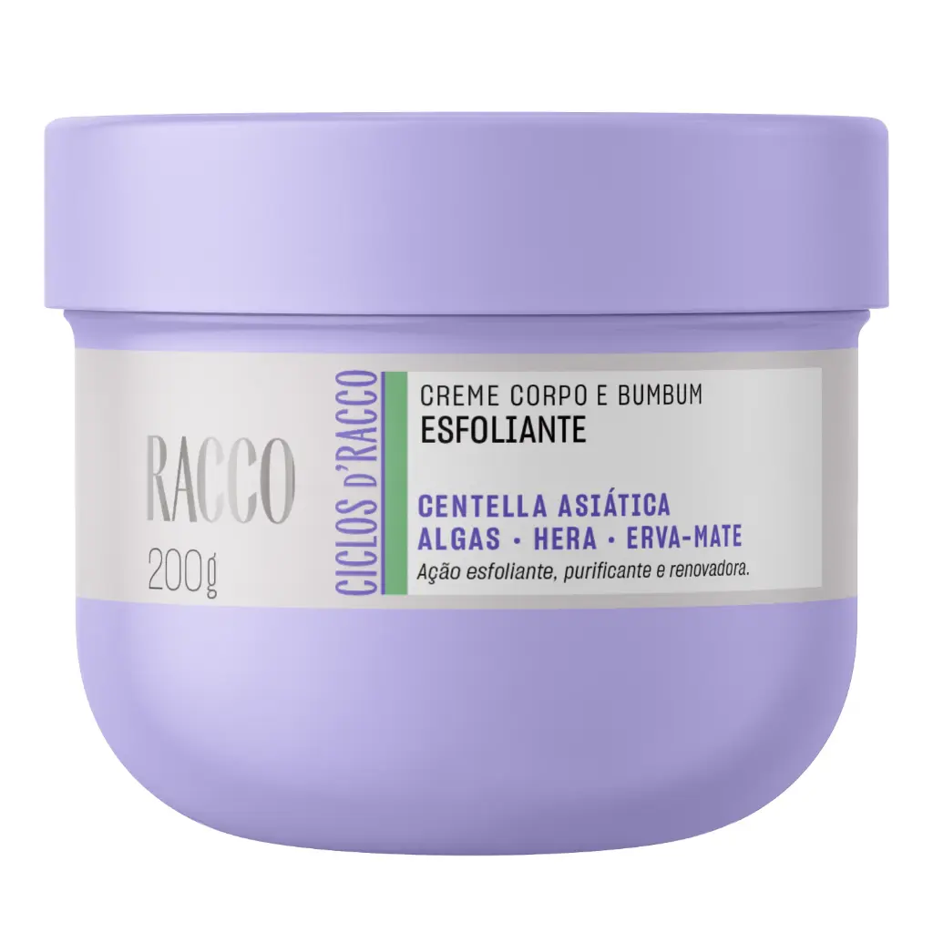 [5544] Creme Esfoliante Corpo E Bumbum Ciclos D' Racco, 200g