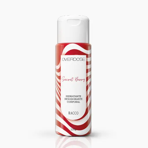 [1145] Hidratante Desodorante Corporal Secret Berry Overdose Racco, 220g