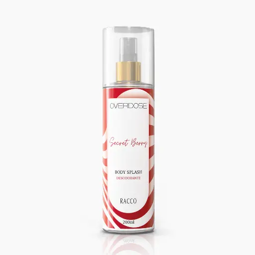 [1146] Body Splash Desodorante Secret Berry Overdose Racco, 200ml