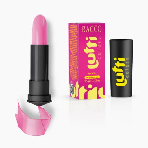 [30/21] Batom Lutti Colors Racco - Rosa, 3,5g