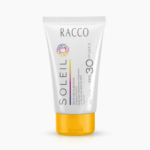 Protetor Solar Facial FPS 30 Soleil Racco, 40g