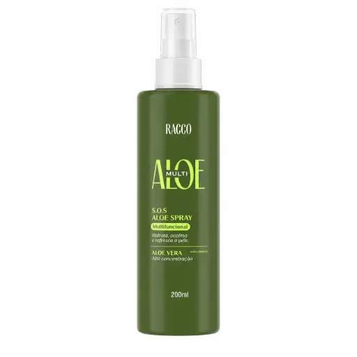 [3075] S.O.S Aloe Spray Multifuncional Multi Aloe Racco, 200ml
