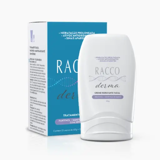 [5532] Creme Hidratante Facial Pantenol + Manteiga de Karité RaccoDerma, 60g