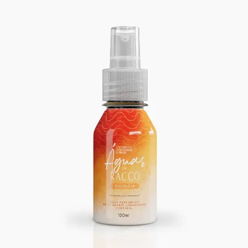 Água Perfumada Desodorante Energizante Corporal – Cítricos & Gengibre & Musk, 100ml