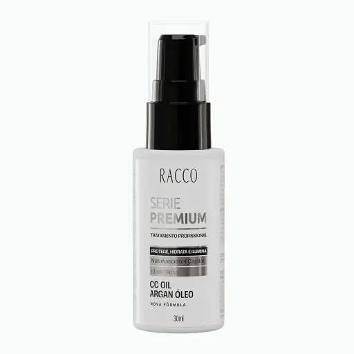 [1802] CC Oil Argan Óleo Série Premium Racco, 30ml